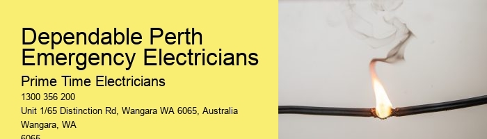 Dependable Perth Emergency Electricians