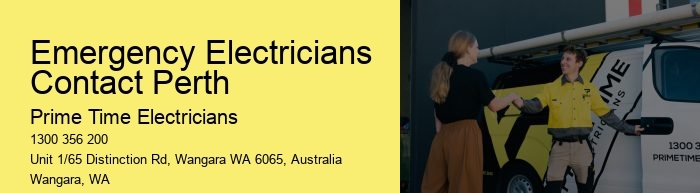 Emergency Electricians Contact Perth