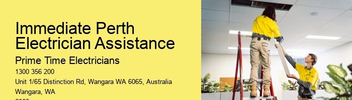 Immediate Perth Electrician Assistance
