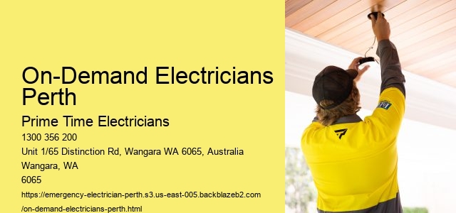 Perth's Immediate Electrician Response Team