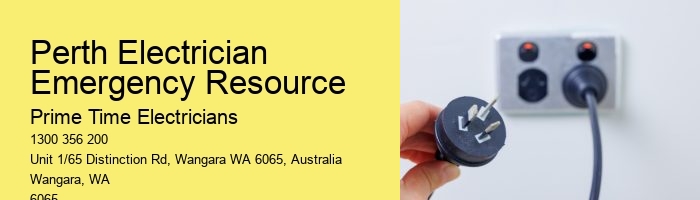 Perth Electrician Emergency Resource