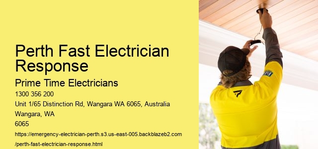 Perth’s Quick Fix Emergency Electrician