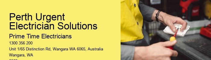 Perth Electrician: Handling Electrical Urgencies