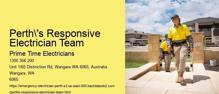 Perth's Top Emergency Electrician Service
