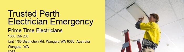 Trusted Perth Electrician Emergency