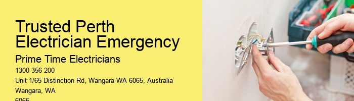 Rapid Perth Electrician for Emergencies